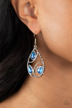 Load image into Gallery viewer, Send the BRIGHT Message Blue Earring