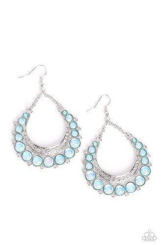 Bubbly Bling Blue Earring