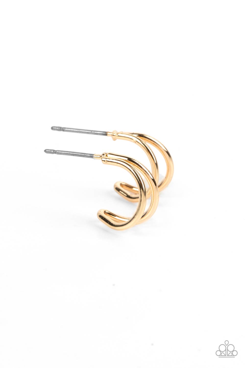 Charming Crescents Gold Earring