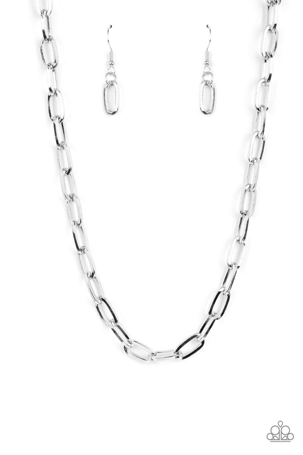 Boston Backdrop Silver Necklace