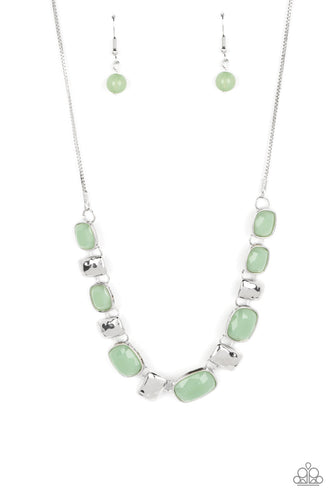 Polished Parade Green Necklace