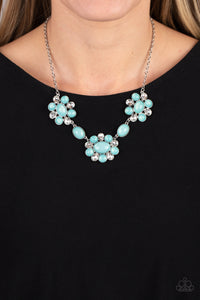 Your Chariot Awaits Blue Necklace