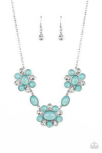 Your Chariot Awaits Blue Necklace