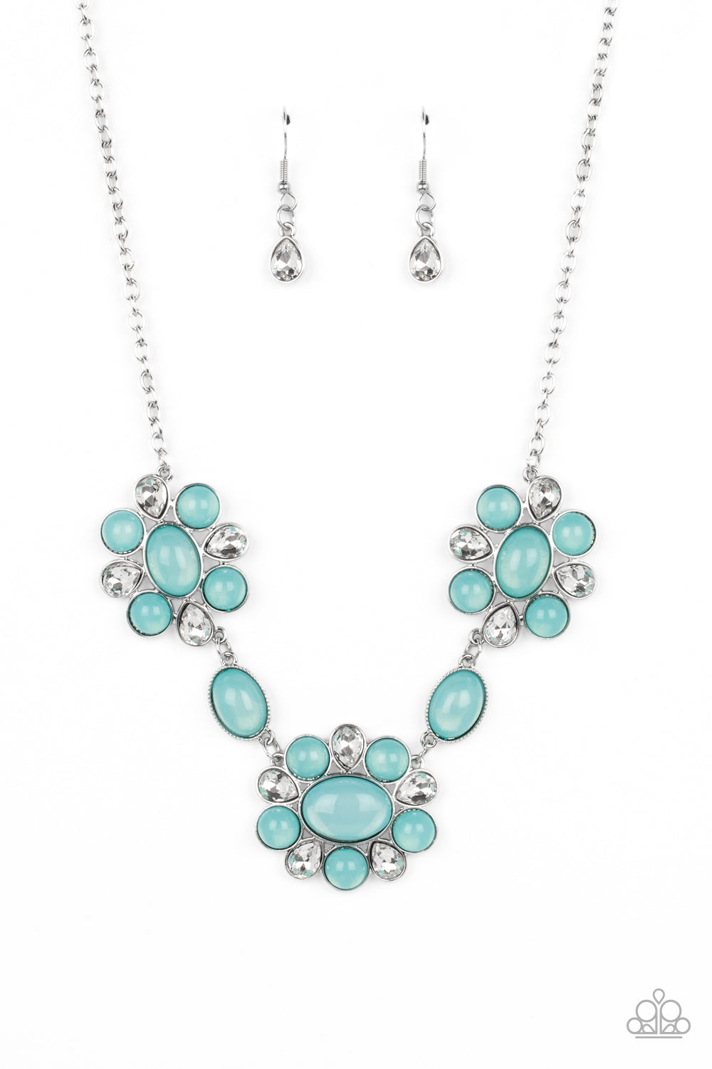 Your Chariot Awaits Blue Necklace
