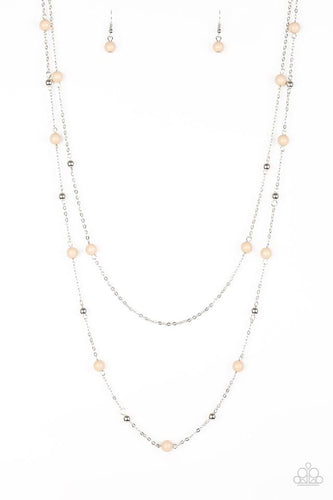 Beach Party Pageant Brown Necklace