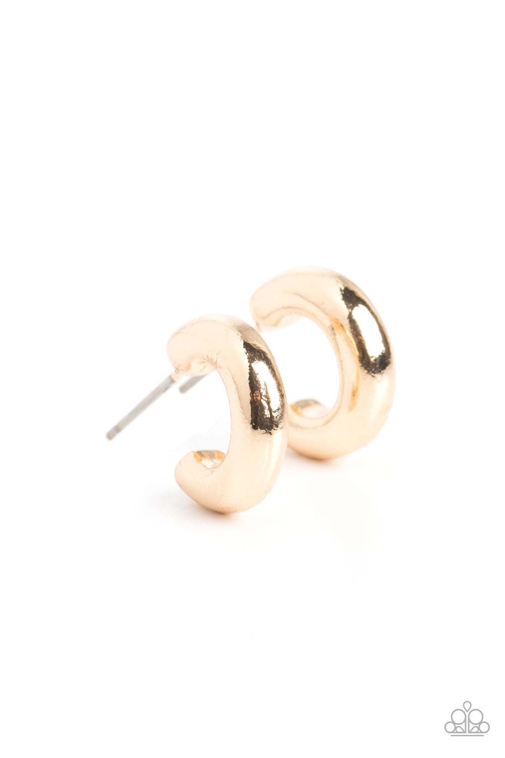 Catwalk Curls Gold Earring