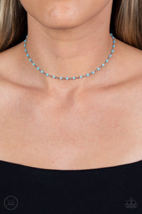 Neon Lights Blue Necklace
