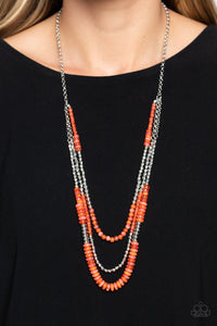 Newly Neverland Orange Necklace