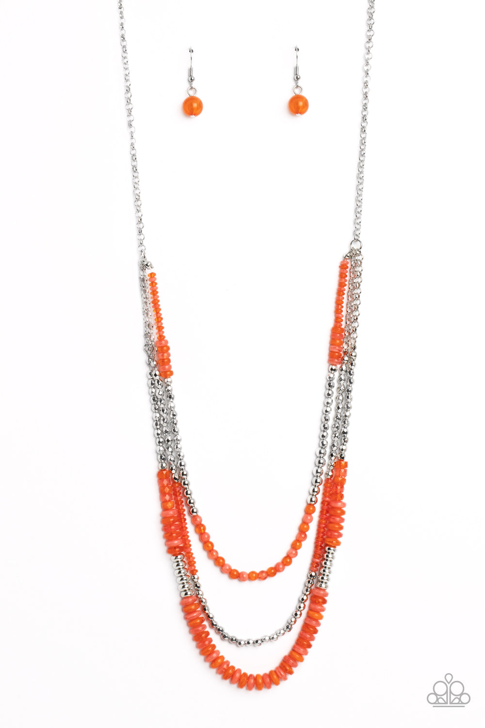 Newly Neverland Orange Necklace