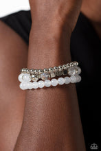 Load image into Gallery viewer, CUBE Your Enthusiasm White Bracelet