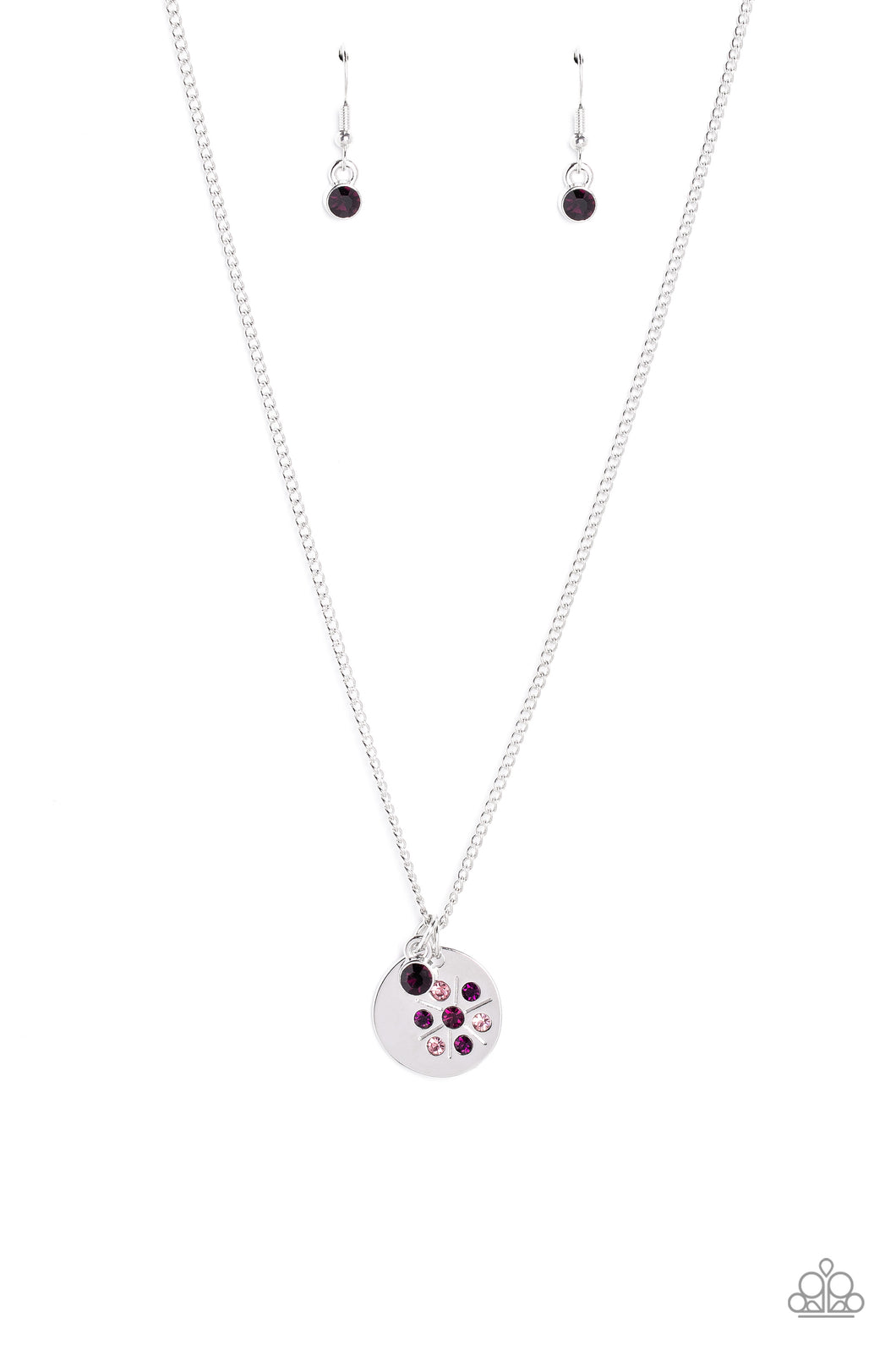 Dandelion Delights Purple Necklace