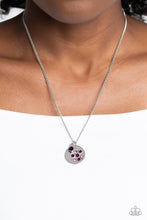 Load image into Gallery viewer, Dandelion Delights Purple Necklace