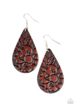 Load image into Gallery viewer, Beach Garden Brown Earring