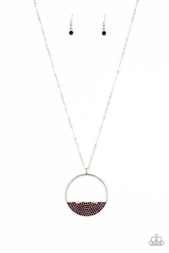Bet Your Bottom Dollar Purple Necklace