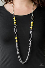 Load image into Gallery viewer, CACHE Me Out Yellow Necklace