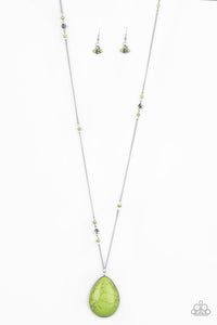 Desert Meadow Green Necklace