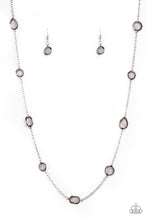 Load image into Gallery viewer, Glassy Glamorous Silver Necklace