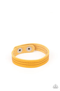 Life Is WANDER-ful Yellow Bracelet