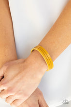 Load image into Gallery viewer, Life Is WANDER-ful Yellow Bracelet