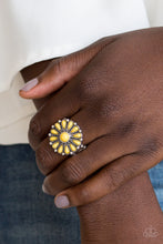 Load image into Gallery viewer, Poppy Pop-tastic Yellow Ring