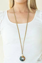 Load image into Gallery viewer, Primal Paradise Brown Necklace