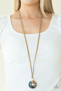 Primal Paradise Brown Necklace