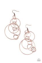 Load image into Gallery viewer, Running Circles Around You Copper Earring
