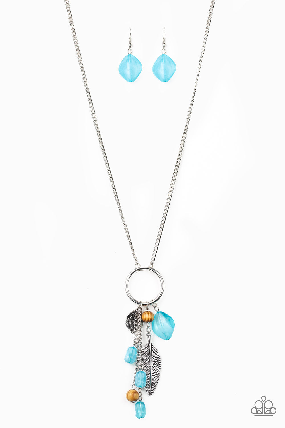 Sky High Style Blue Necklace