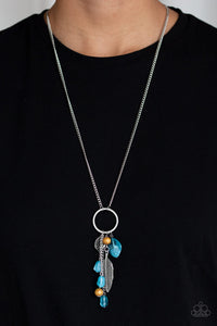 Sky High Style Blue Necklace