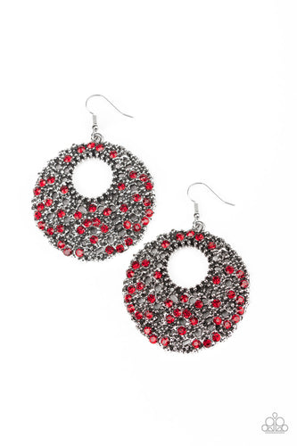 Starry Showcase Red Earring