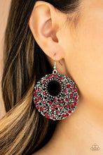 Load image into Gallery viewer, Starry Showcase Red Earring
