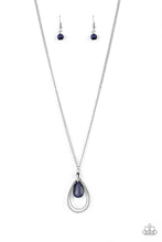 Load image into Gallery viewer, Teardrop Tranquility Blue Necklace