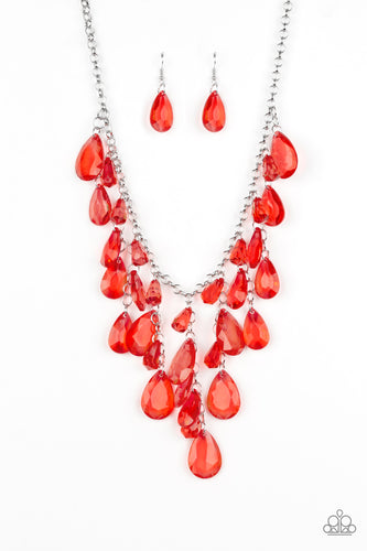 Irresistible Iridescence Red Necklace
