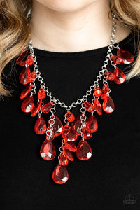 Irresistible Iridescence Red Necklace