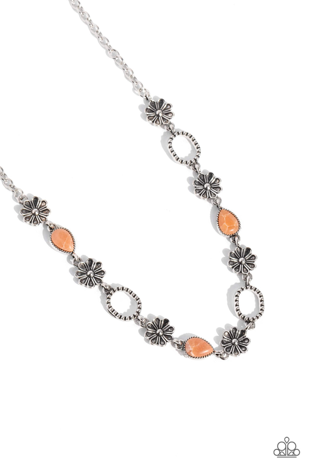 Casablanca Chic Orange Necklace