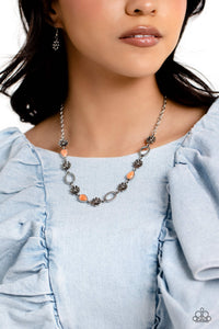 Casablanca Chic Orange Necklace