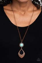 Load image into Gallery viewer, Stone TOLL Copper Necklace