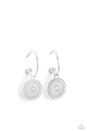 Mandala Maiden Silver Earring