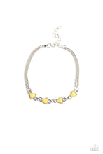 Load image into Gallery viewer, Smitten Sweethearts Yellow Bracelet