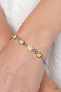 Smitten Sweethearts Yellow Bracelet