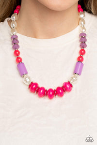 A SHEEN Slate Pink Necklace