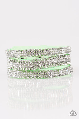 Dangerously Drama Queen Green Bracelet