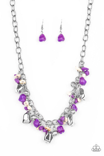 Quarry Trail Purple Necklace