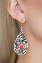 Load image into Gallery viewer, Summer Sol Red Earring