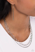 Load image into Gallery viewer, Tasteful Tiers Green Necklace