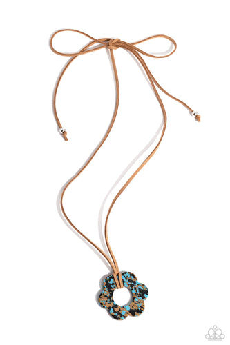 Tied Triumph Brown Necklace
