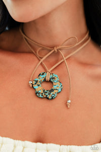 Tied Triumph Brown Necklace