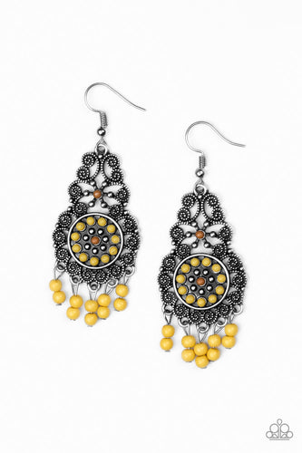 Courageously Congo Yellow Earring