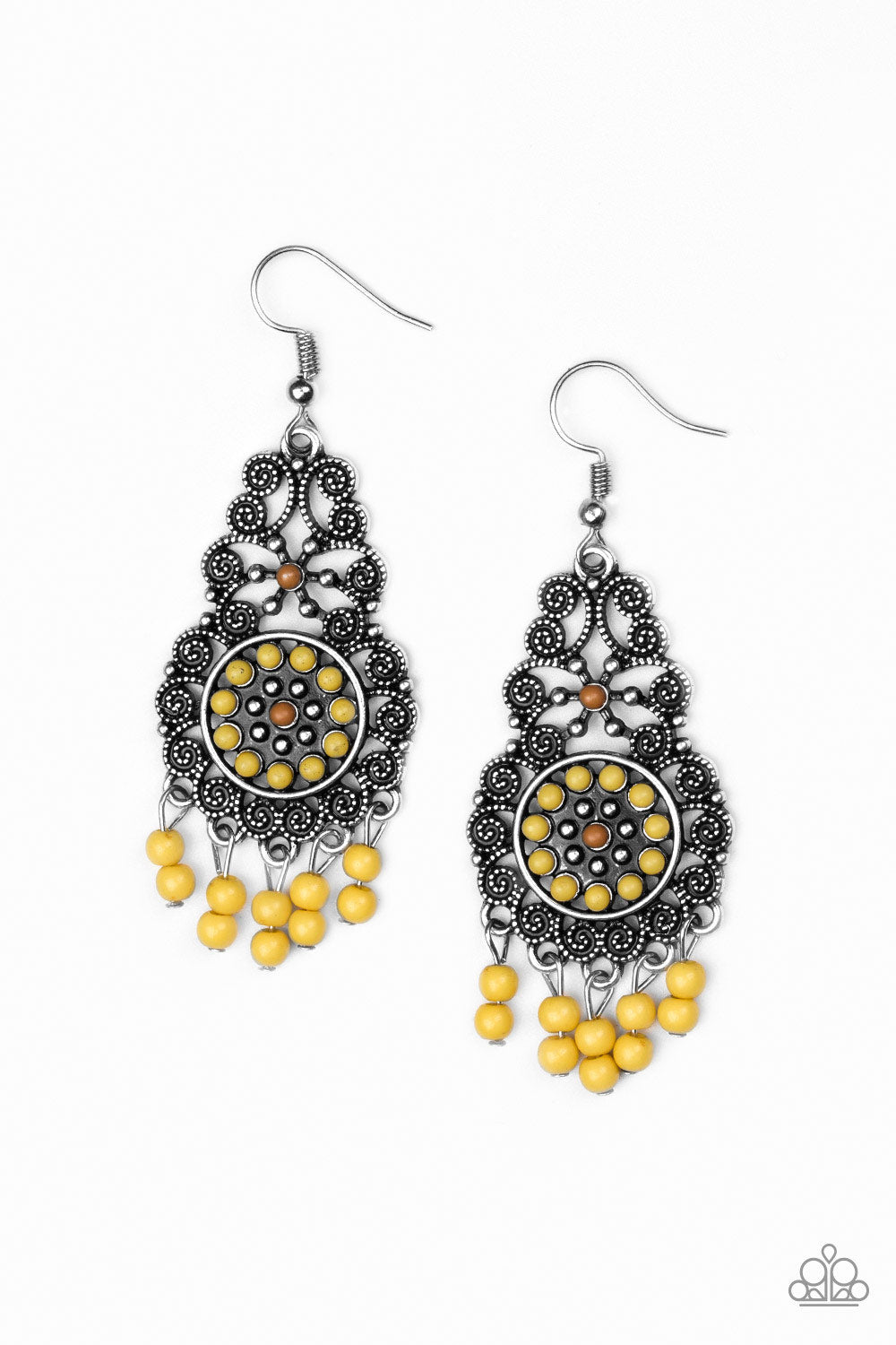 Courageously Congo Yellow Earring