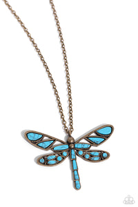 FLYING Low Brass Necklace